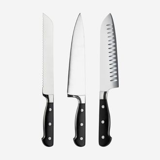 Abert Juego De 3 Cuchillos Profesionales De Cocina En Acero Inoxidable Cucinart