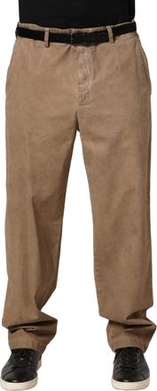 Domenico Tagliente Cotton Straight Leg Men Trouser Mens Pants