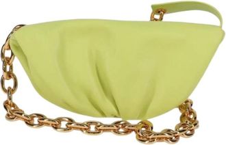 Bottega Veneta Pre-owned Mini Bags, female, Yellow, Size: ONE SIZE Pre-owned Vintage Mini Shoulder Bag