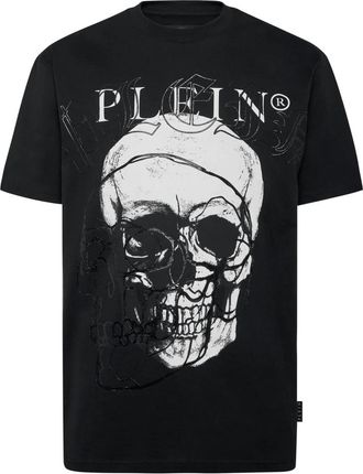 Philipp Plein T-Shirt Ronde Hals - Heren - T-shirts - Zwart - 3XL - Katoen - Tops