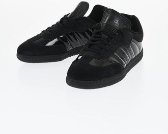 adidas Solid Color Patent Leather DYZ SAMBA Low-Top Sneakers size 3