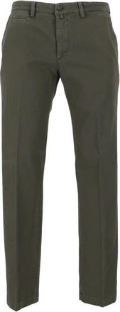 BRIGLIA 1949 Chino Broek - Heren - Straight fit broeken - Groen - XL - Katoen - Broeken