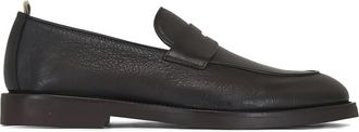 Officine Creative penny loafers - men - Deer Skin/Calf Leather/Rubber - 45 - Brown