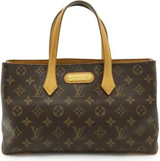 Louis Vuitton Pre-owned Handbags, female, Brown, Size: ONE SIZE Pre-owned Vintage Canvas Handbag