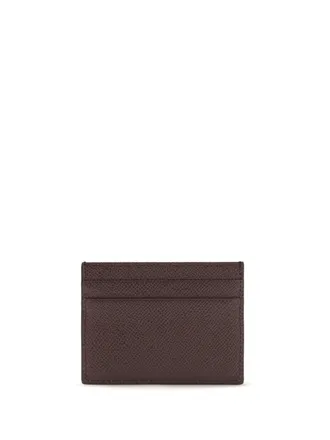 Dolce & Gabbana Womens Leather Cardholder Mosto Calf Bos Taurus Wallet