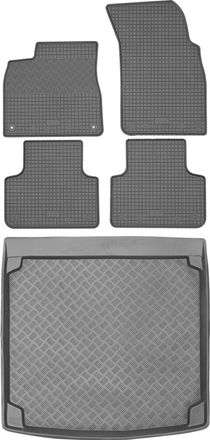 OEM Juego De Alfombrillas De Goma Para Coche Y Maletero Para Audi Q8 I 4m Suv A Partir De 2019