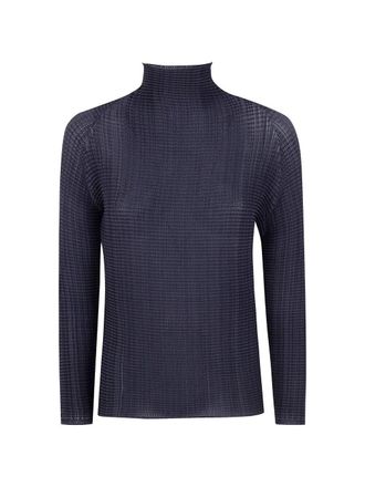 Issey Miyake Wooly Pleats Bk Wt 66 Shirt