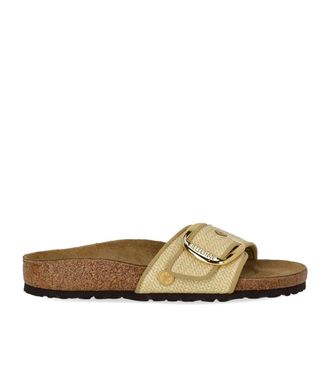 Birkenstock CIABATTA MADRID RAFFIA BIG BUCKLE NATURAL BIRKENSTOCK
