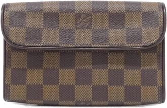 Louis Vuitton Ebene Coated Canvas Fanny Pack Pochette (Pre-Owned)