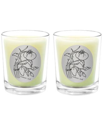 Qualitas Tomato Leaf Two Scented Beeswax Candle Set