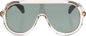 Moncler Sunsette Zonnebrillen - unisex - Zonnebrillen - Beige - 30 MM - Accessoires