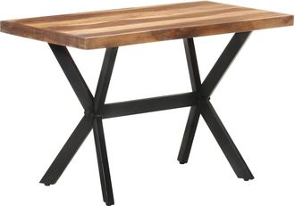 vidaXL Vidaxl - Mesa De Comedor De Madera Acacia Acabado Miel 120x60x75 Cm