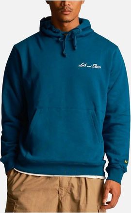Lyle & Scott Mens Lyle & Scott Graphic Ski Hoodie Apres Navy - Blue - Size: 36