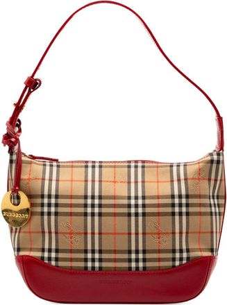 Burberry 2000-2017 Haymarket Check shoulder bag - Marrone