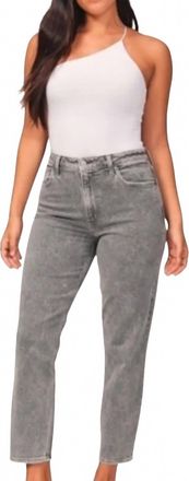 Abercrombie & Fitch Curve Love High Rise Mom Jeans In Gray, Black