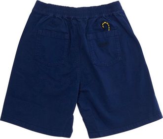 Kenzo Boys Bermuda Shorts Blue Cotton