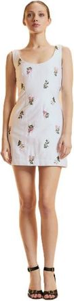 Cynthia Rowley Embroidered Mini Dress in White at Nordstrom, Size 10