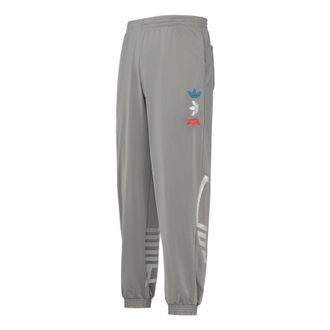 adidas originals Metallic Track Pants Logo Sports Pants Gray FS7324