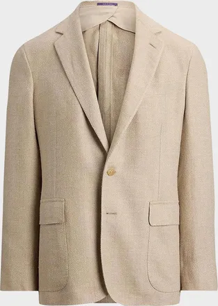 Ralph Lauren Purple Label Men & apos;s Hadley Hand-Tailored Herringbone Sport Jacket