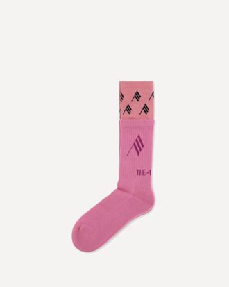 The Attico Logo cotton Socks Female L-XL