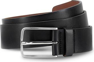 Allen Edmonds Broadway Avenue Leather Belt in Black Calfskin at Nordstrom, Size 32