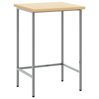 vidaXL Tavolo Angolare Grigio 55 X 55 X 85 Cm Vidaxl