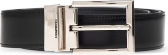 Dsquared2 Cintura con fibbia logo - Nero
