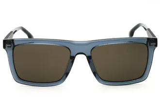 HUGO BOSS BOSS1765GS Rectangular Acetate Sunglasses - Blue