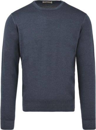 FILIPPO DE LAURENTIIS Grijze Sweaters Model Gc 1Ml Rm 16Rv - Heren - Ronde hals truien - Grijs - 2XL - Truien & Vesten