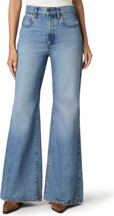 Paige Callie Inset Flare Jeans in Elysian at Nordstrom, Size 31