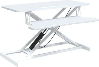 vidaXL Adjustable Workstation 90x40x(13-50) cm Steel and Engineered Wood vidaXL