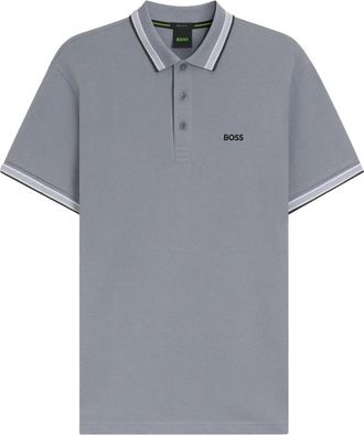 HUGO BOSS Tops, Heren, Grijs, 3Xl, Katoen, Polo Shirts