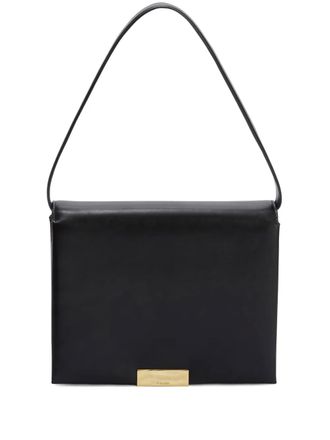 Jil Sander Clutch Carnet media - Nero