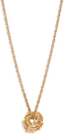 Oscar De La Renta Faux Pearl Nest Necklace at Nordstrom