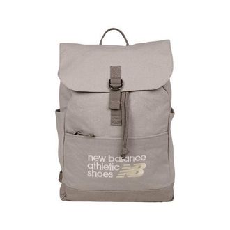 New Balance Unisex Canvas Backpack in Beige Polyester, size OSZ