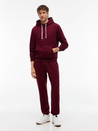 Tommy Hilfiger Mens Solid Fleece Jogger - Burgundy - XXL