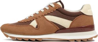 Bimba & Lola scalloped-panel sneakers - Brown