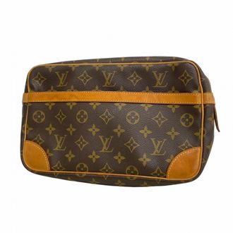 Louis Vuitton Brown Clutch Bag (Pre-Owned)