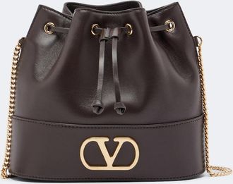 Valentino Garavani Bolso saco Mini de piel con VLogo
