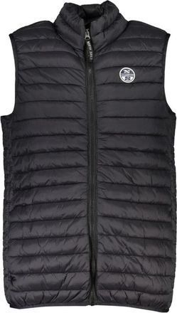 North Sails Gewatteerd Vest - Heren - Bodywarmers - Zwart - 2XL - Leer - Jassen