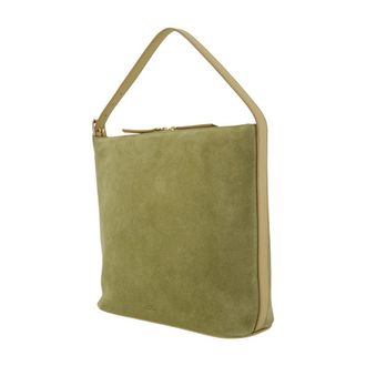 A.P.C. Womens Vera Shoulder Bag Green Calfskin