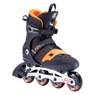K2 F.I.T. 80 ALU Mens Inline Skates in Black/orange at Nordstrom