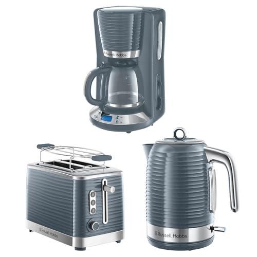 Russell Hobbs Inspire Grey Frühstückset Toaster, Wasserkocher und Kaffeemaschine ab 129,97 €