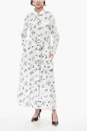 Woolrich Shirt Dress WILDERNESS with Pattern and Belt size Xl