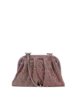 Benedetta Bruzziches Venus La Petite Mesh Clutch Studded