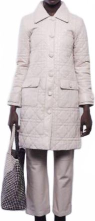 Dea Marmont Leather Coat In Nude
