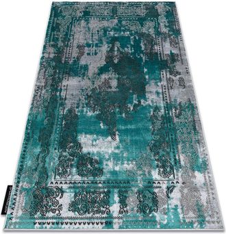 RugsX Tappeto de luxe moderno 6827 Astrazione, vintage - Structural verde / grigio green 120x170 cm