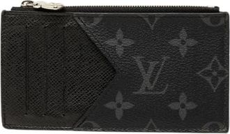 Louis Vuitton Pre-owned Coin Card Holder - Dames - Vintage Accessoires - Zwart - ONE Size - Leer - Vintage