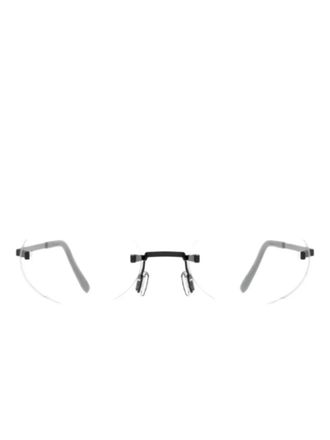 Blackfin Bril met rond montuur - Wit