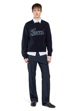 Gucci Striped Cotton Shirt with Web